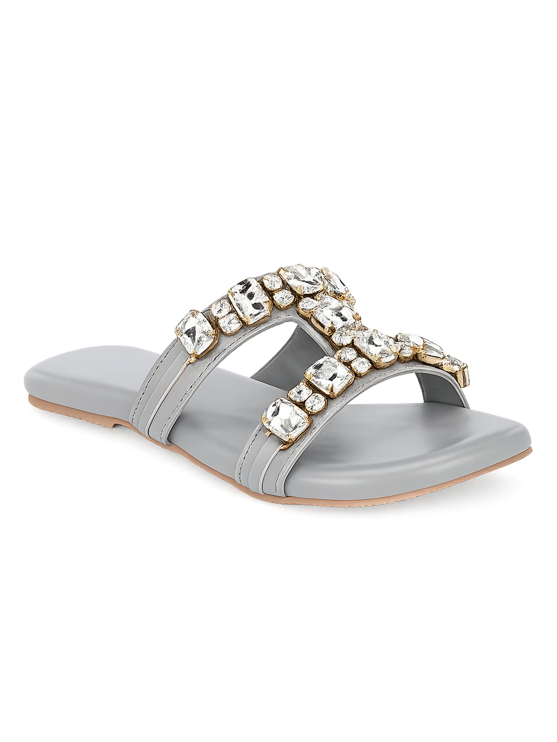 Gray | heera slipper side angle01