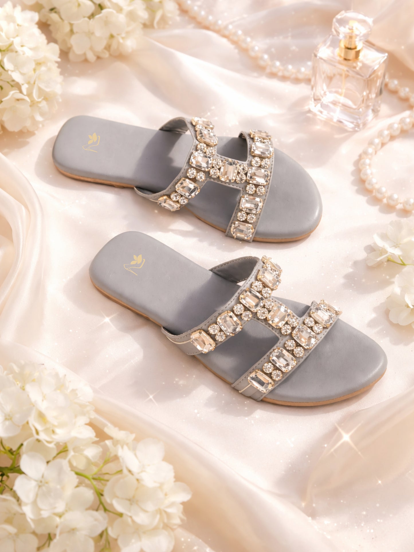 Gray | heera slipper creartive image