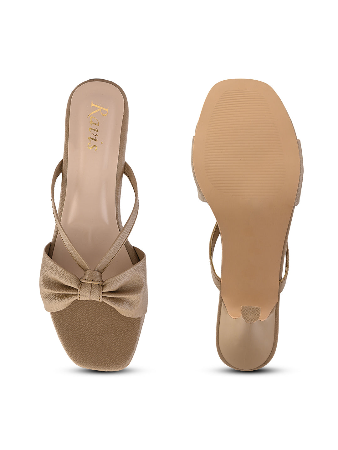 Beige Ravis Girls Mild Pencil Heel for women - product view 3