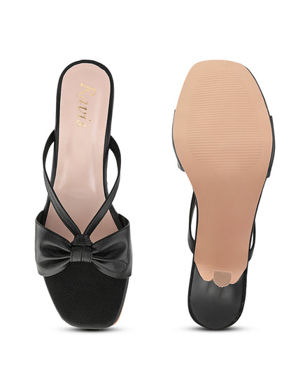 Black Ravis Girls Mild Pencil Heel for women - product view 3