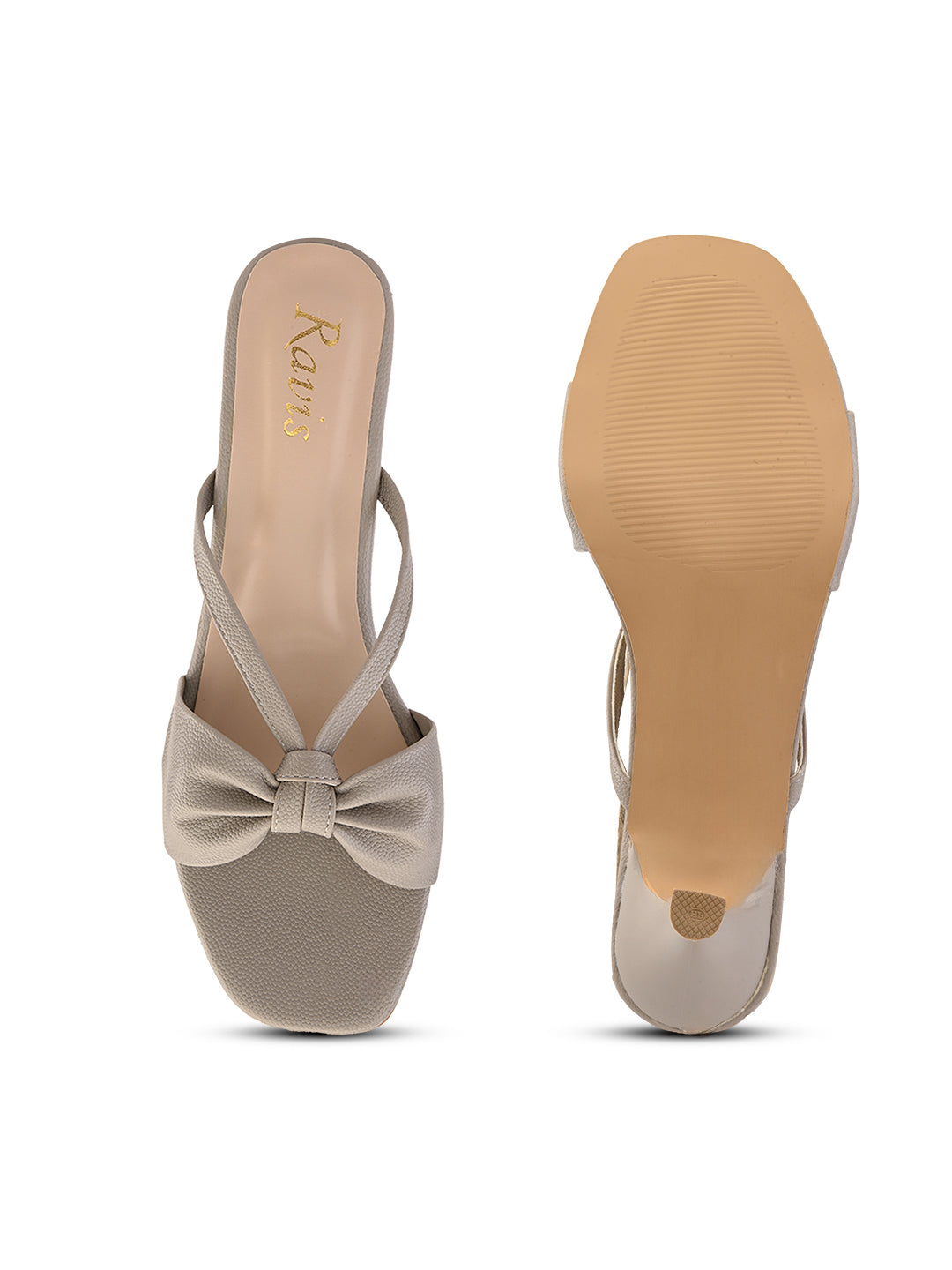 Grey Ravis Girls Mild Pencil Heel for women - product view 3