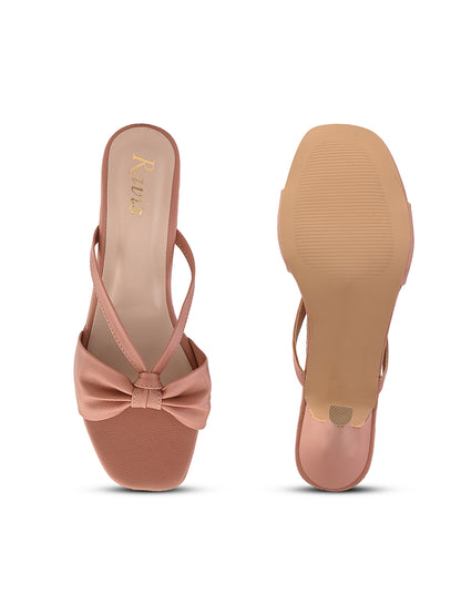 Peach Ravis Girls Mild Pencil Heel for women - product view 3