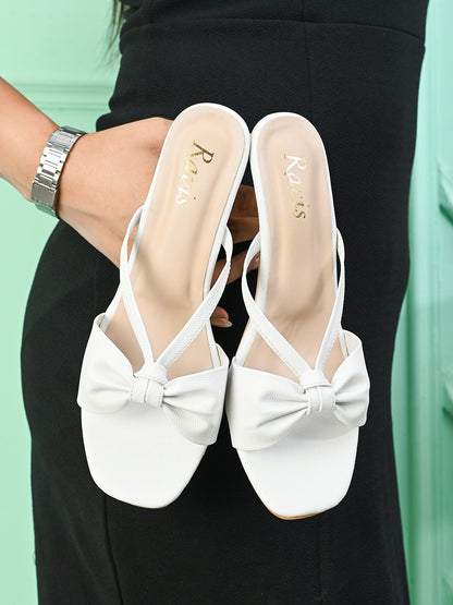 Ravis Bow Slingback Heels for Women