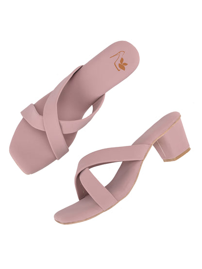 Ravis Women's Elegant Sparkle Crros Heel