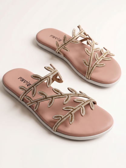 Peach | Vine Spark Flats