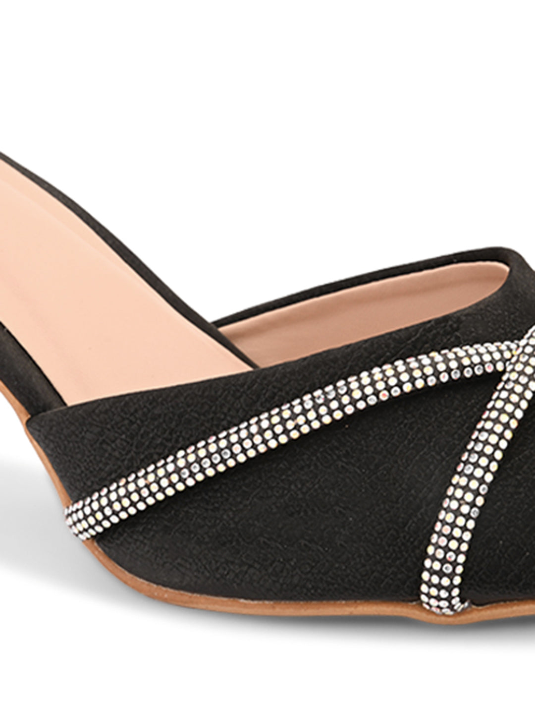 Ravis Ethnic Pointed Heels for Women – Traditional Party Wear Slip-Ons