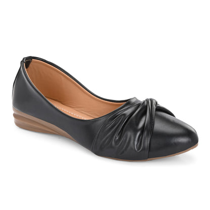 Ravis Knot Style Ballerina Flats – Daily Comfort Slip-On Shoes for Women