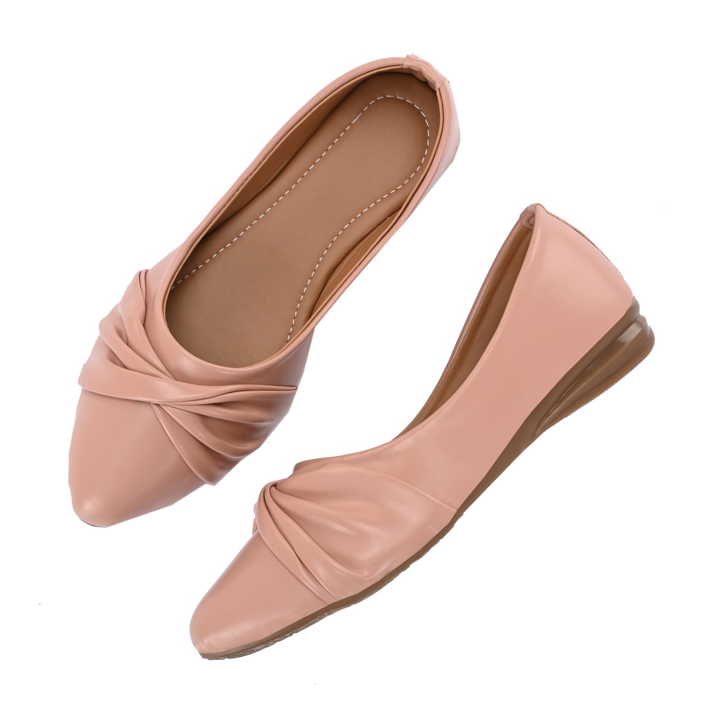 Ravis Knot Style Ballerina Flats – Daily Comfort Slip-On Shoes for Women