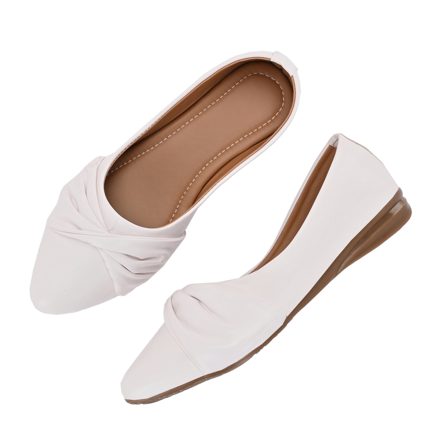 Ravis Knot Style Ballerina Flats – Daily Comfort Slip-On Shoes for Women