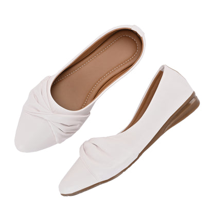 Ravis Knot Style Ballerina Flats – Daily Comfort Slip-On Shoes for Women