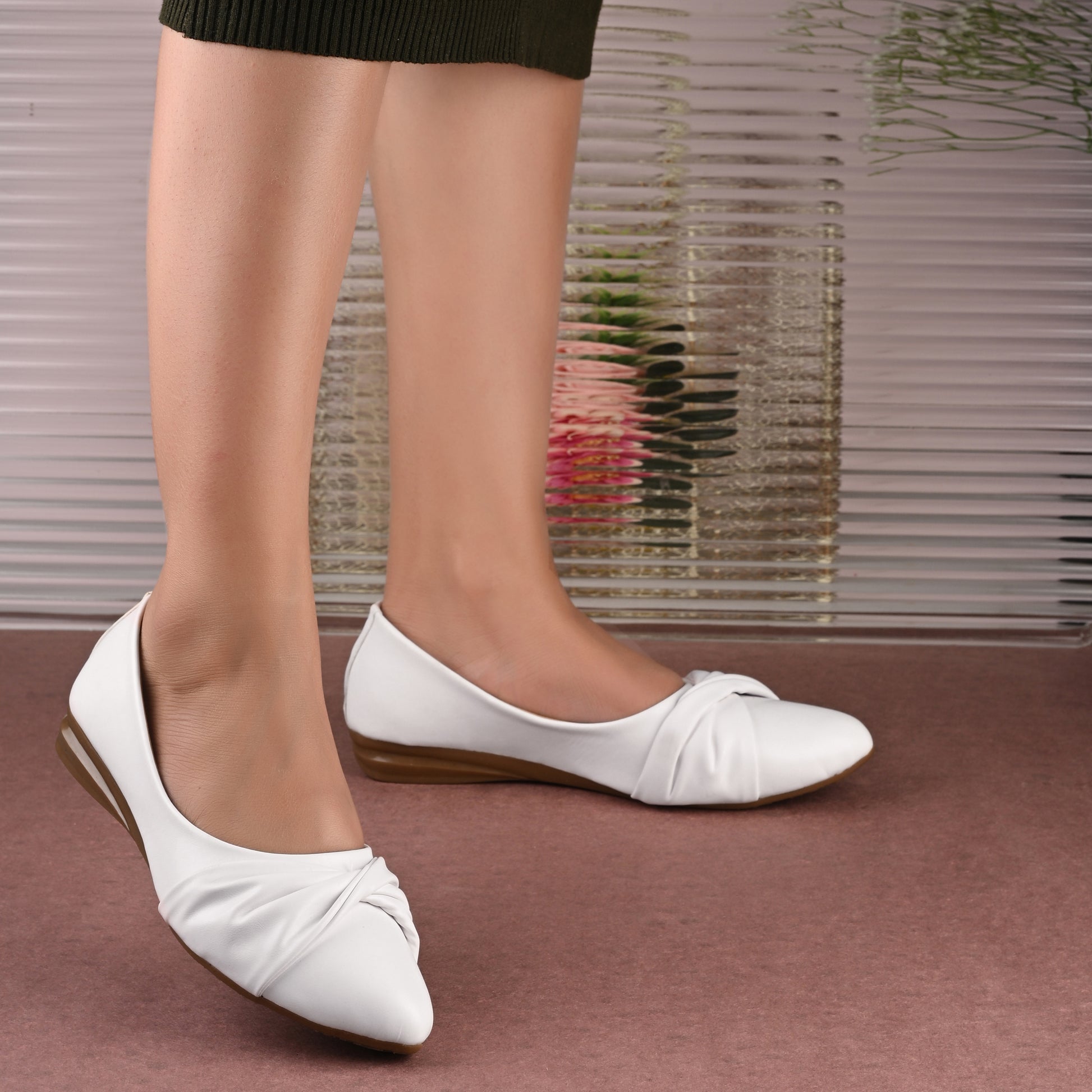 Flat Women Sho Leather Plain Women Casual Shallow Mouth Shoe
