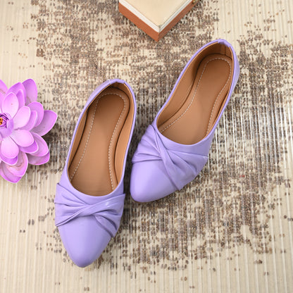 Ravis Knot Style Ballerina Flats – Daily Comfort Slip-On Shoes for Women