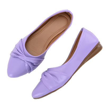 Ravis Knot Style Ballerina Flats – Daily Comfort Slip-On Shoes for Women