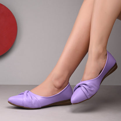 Ravis Knot Style Ballerina Flats – Daily Comfort Slip-On Shoes for Women
