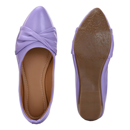 Ravis Knot Style Ballerina Flats – Daily Comfort Slip-On Shoes for Women