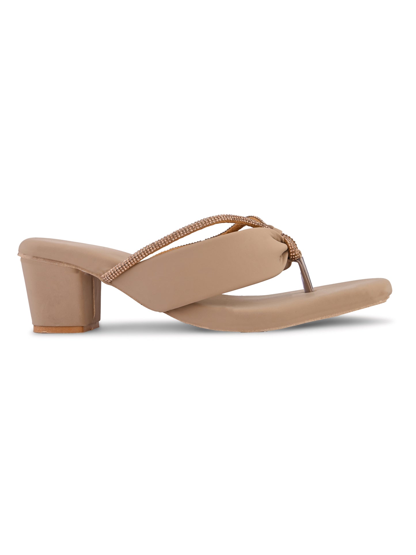 Ravis V Shape Chain Block Heels for Women