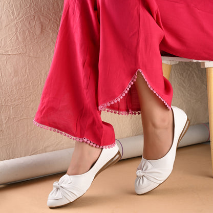 Ravis Bow Ballerina Flats – Soft Sole Daily Wear Slip-On Shoes for Women