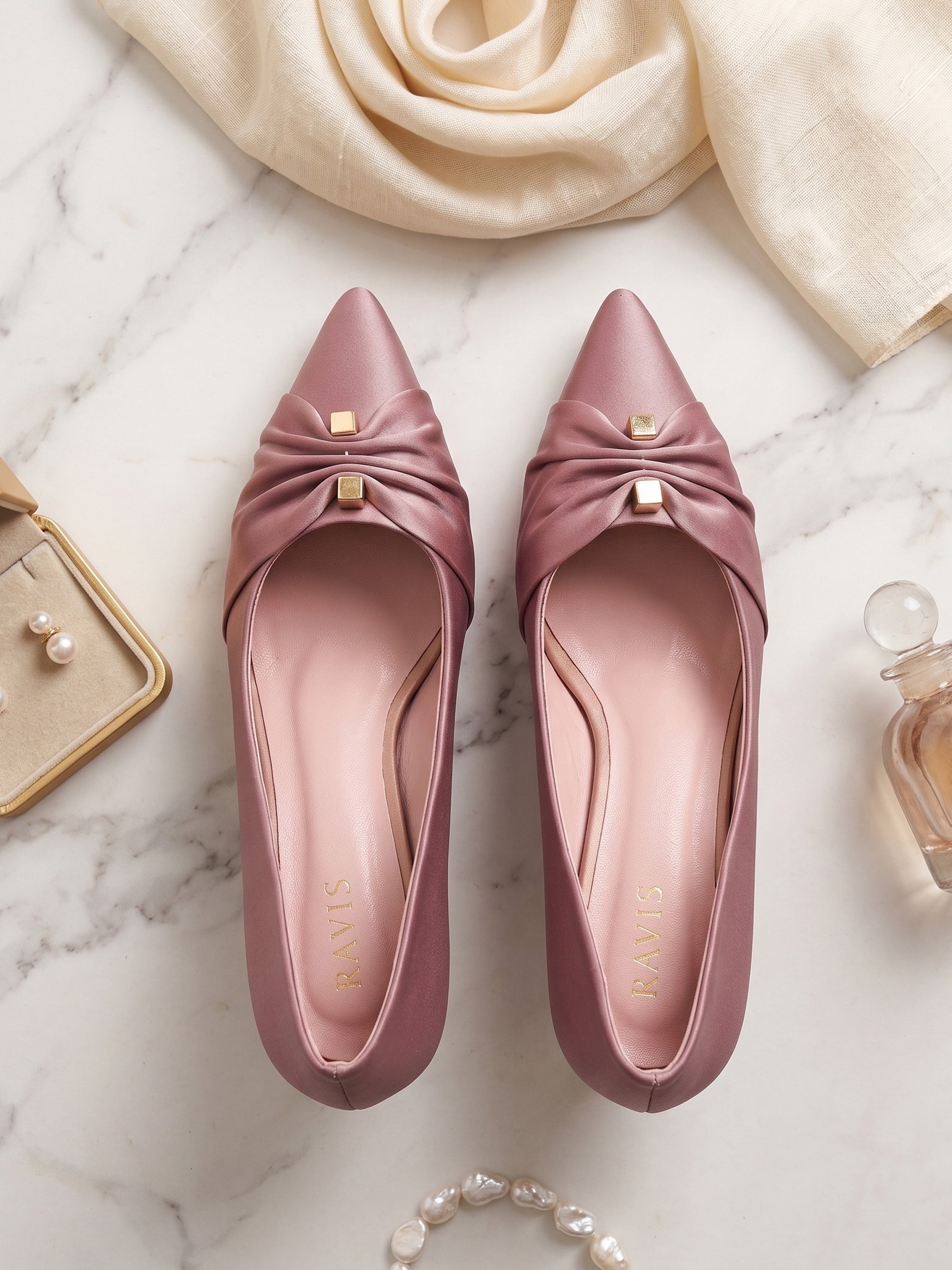 Woodrose | Twist Charm Heels