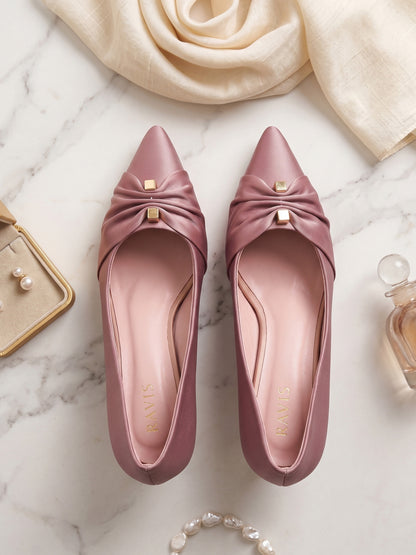Woodrose | Twist Charm Heels