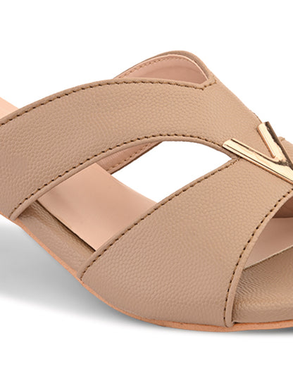 Ravis Partywear Girls V BUCKLE Transparent Heel