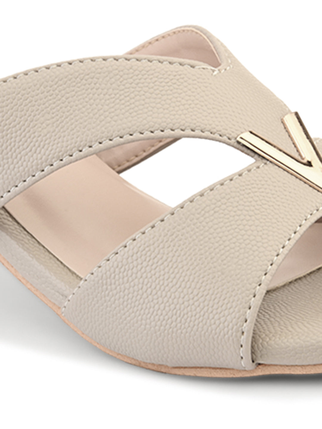 Ravis Partywear Girls V BUCKLE Transparent Heel