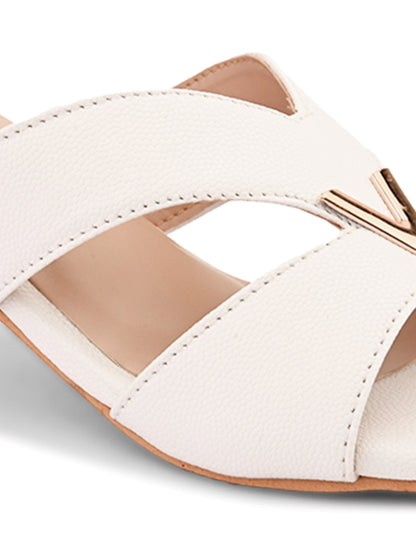 Ravis Partywear Girls V BUCKLE Transparent Heel
