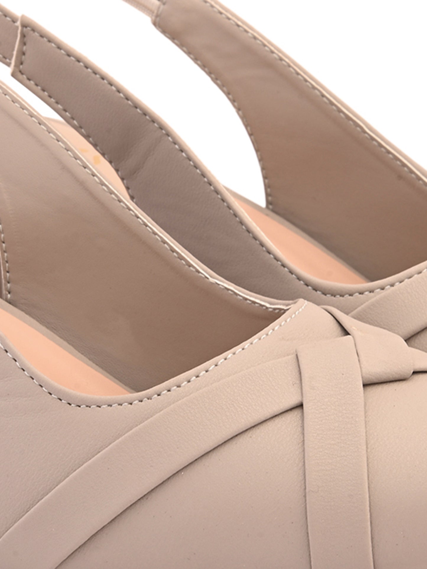 Ravis Women's Vstrip Textured Pointed Toe Stiletto Heel