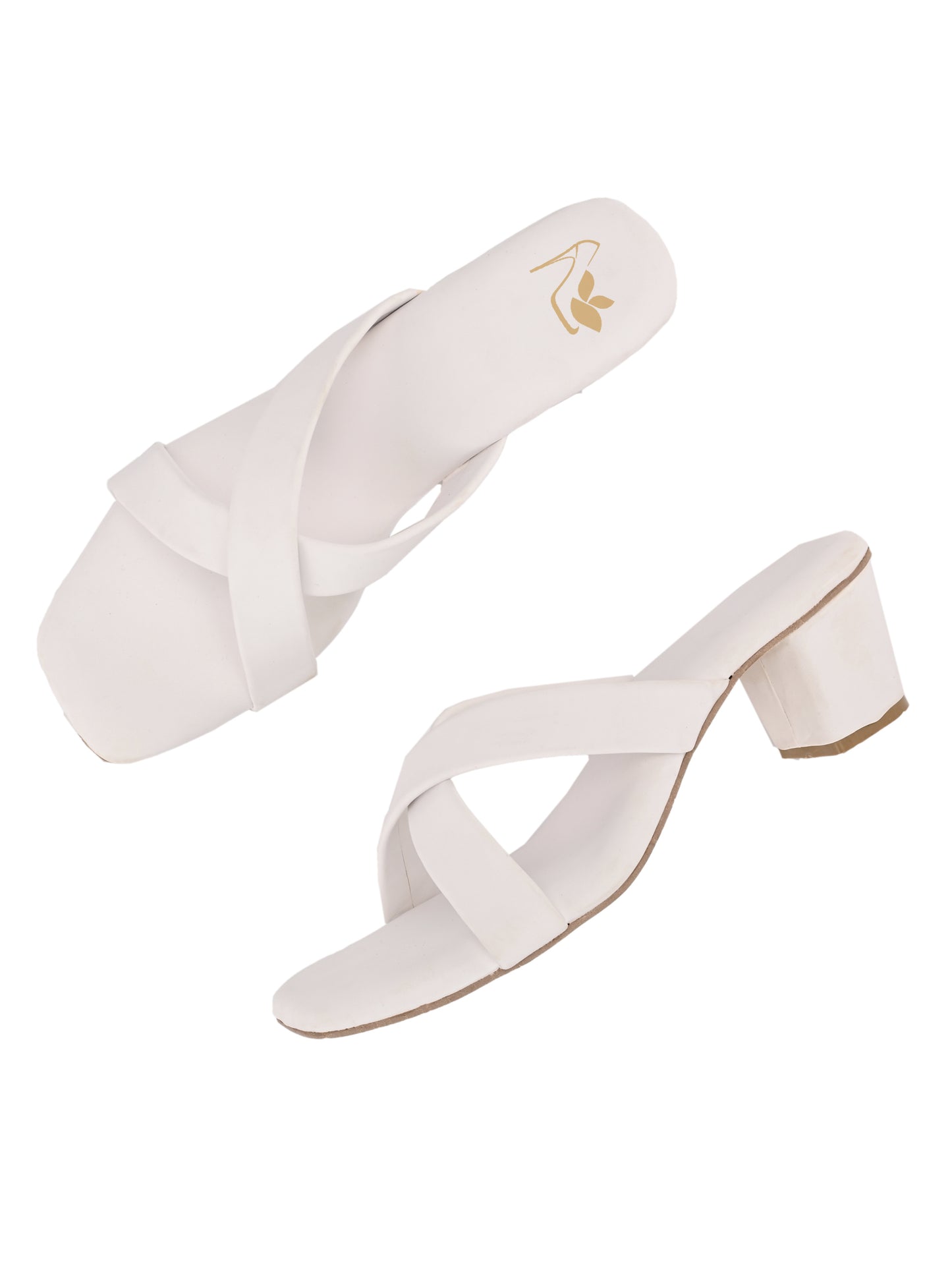 Ravis Women's Elegant Sparkle Crros Heel