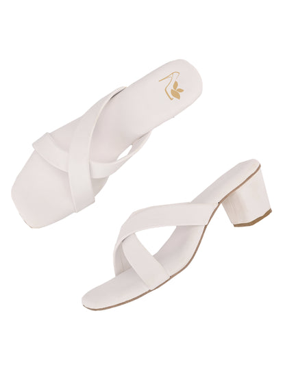 Ravis Women's Elegant Sparkle Crros Heel