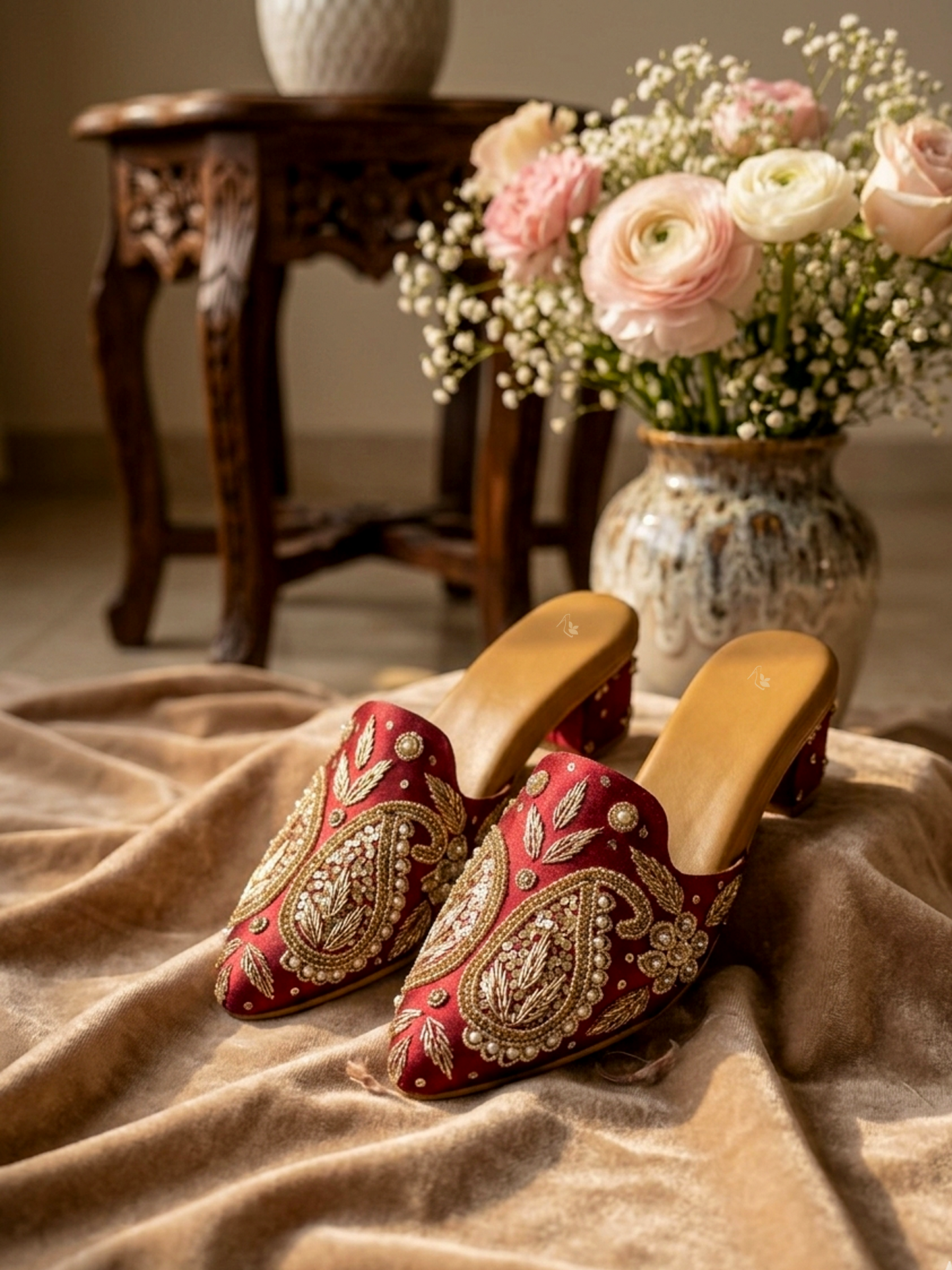 Ravis Handcrafted Heel Jutti