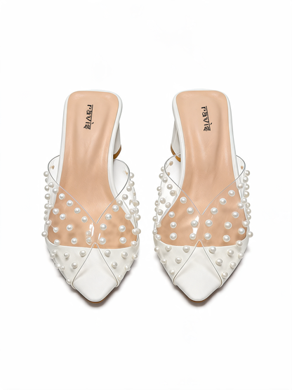 White | Pearl Veil heel06