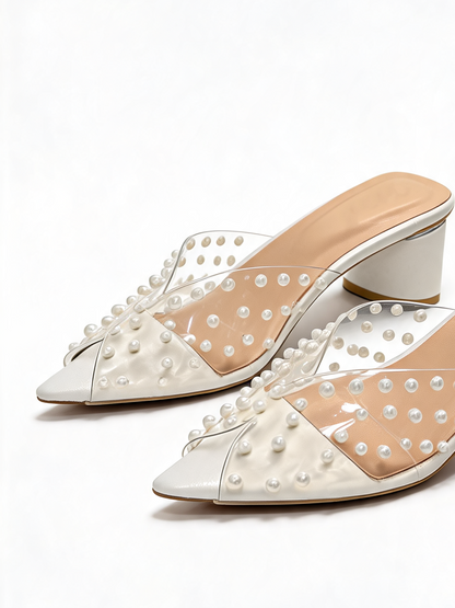 White | Pearl Veil heel05