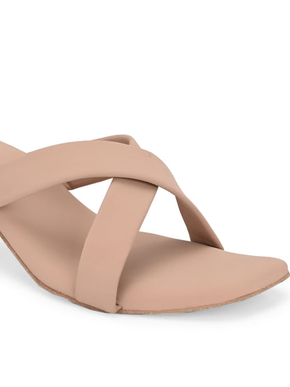 Ravis Women's Elegant Sparkle Crros Heel