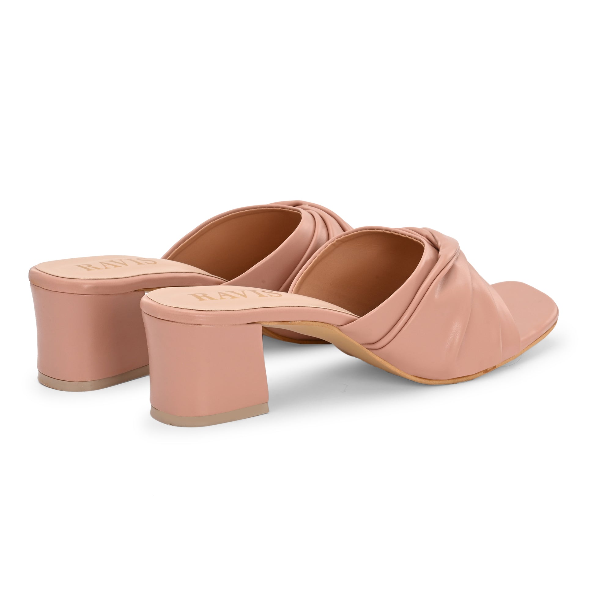 Peach Ravis Soft Glam Bomby Heel for women - product view 4