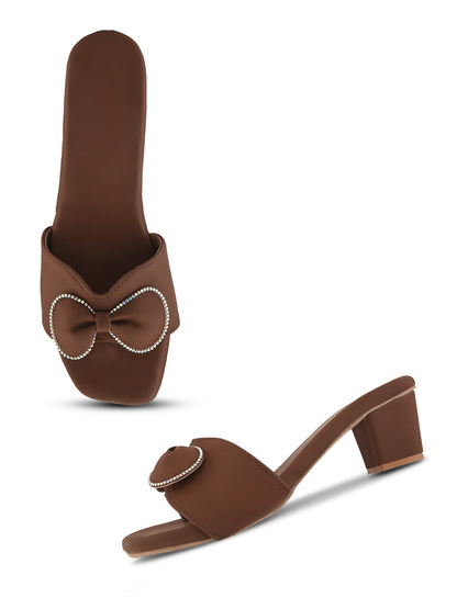 Ravis Bow Chain Heel