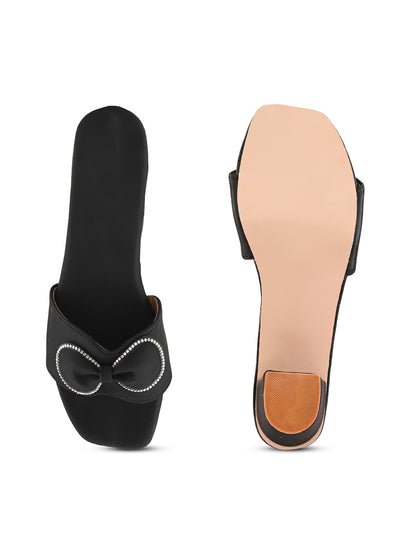 Ravis Bow Chain Heel