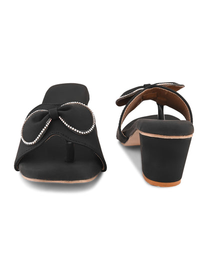 Ravis Bow Chain Heel