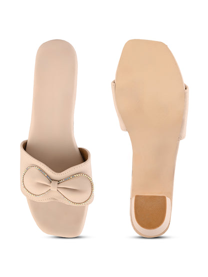 Ravis Bow Chain Heel