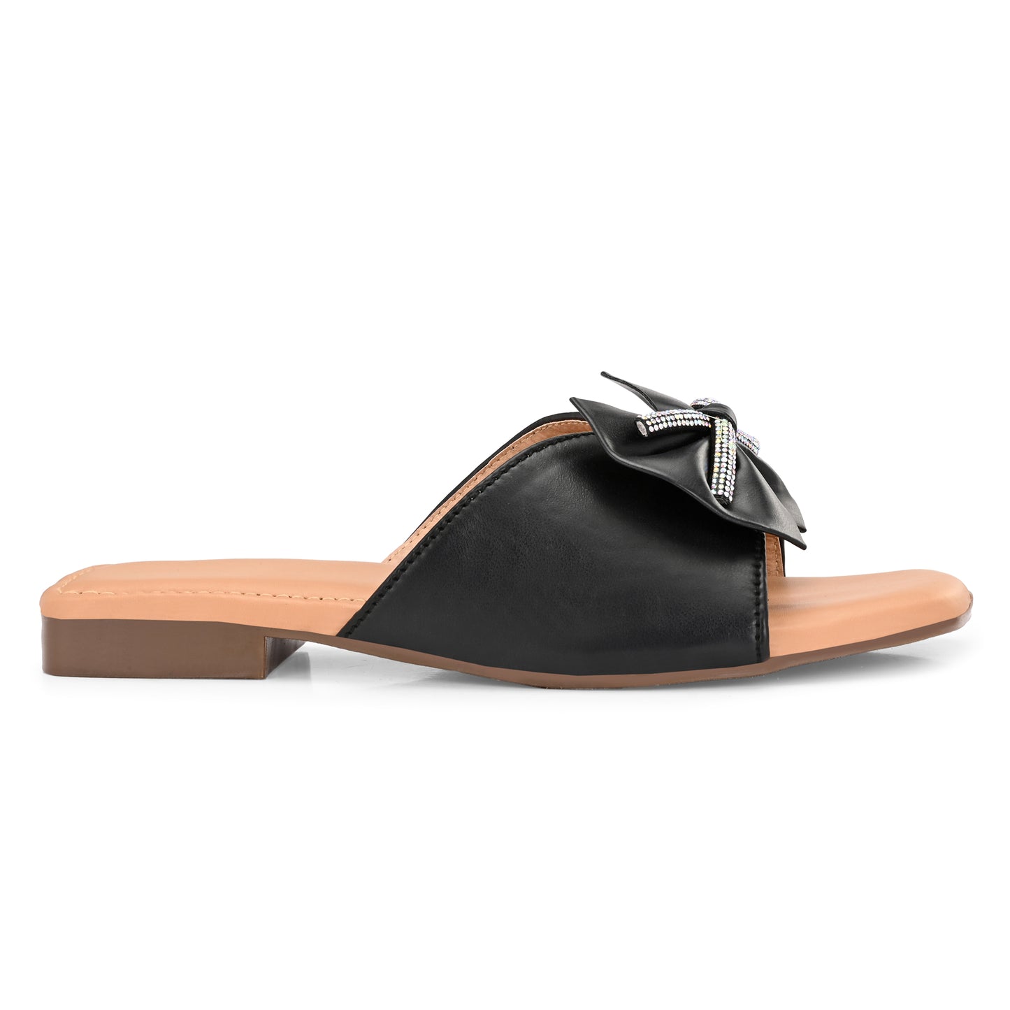 RAVIS Glam Bow Slip-On Flats