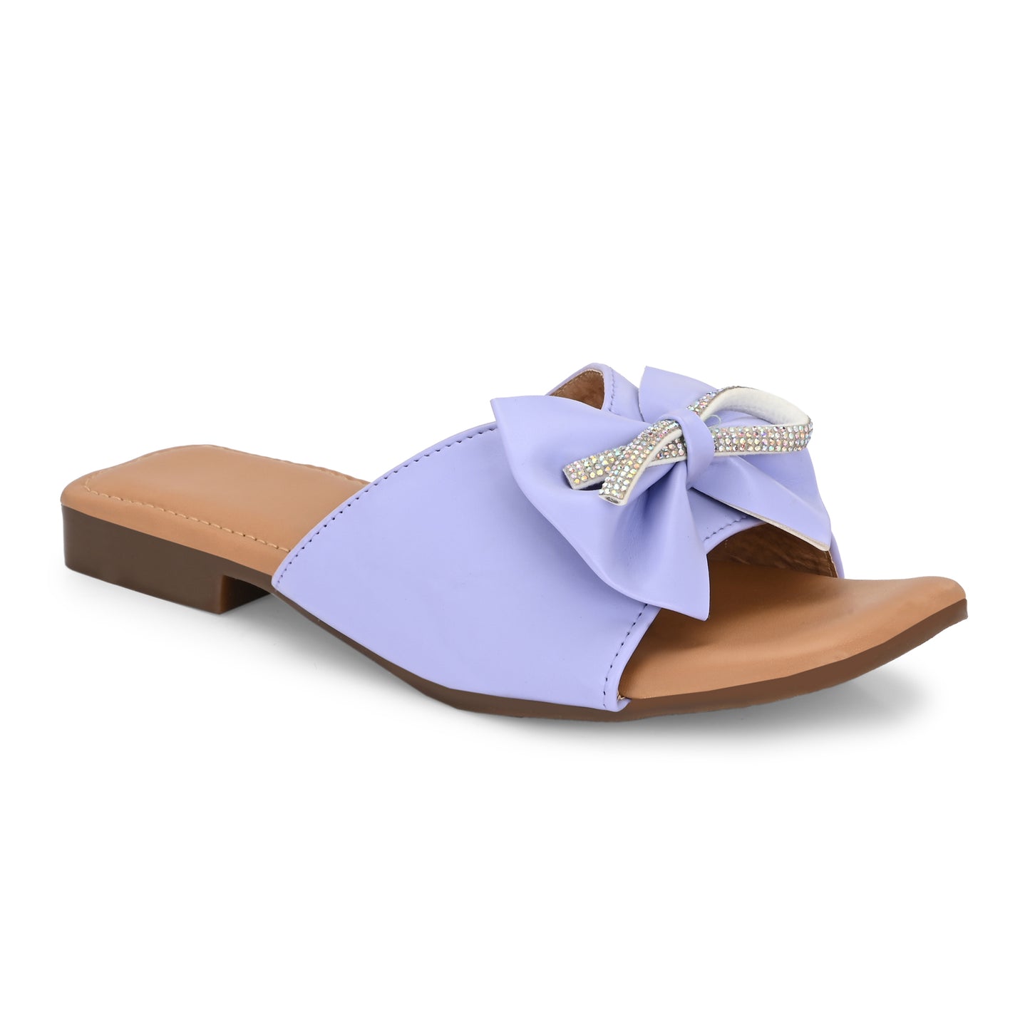 RAVIS Glam Bow Slip-On Flats
