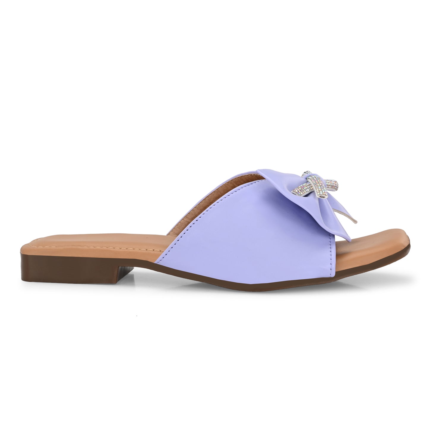 RAVIS Glam Bow Slip-On Flats
