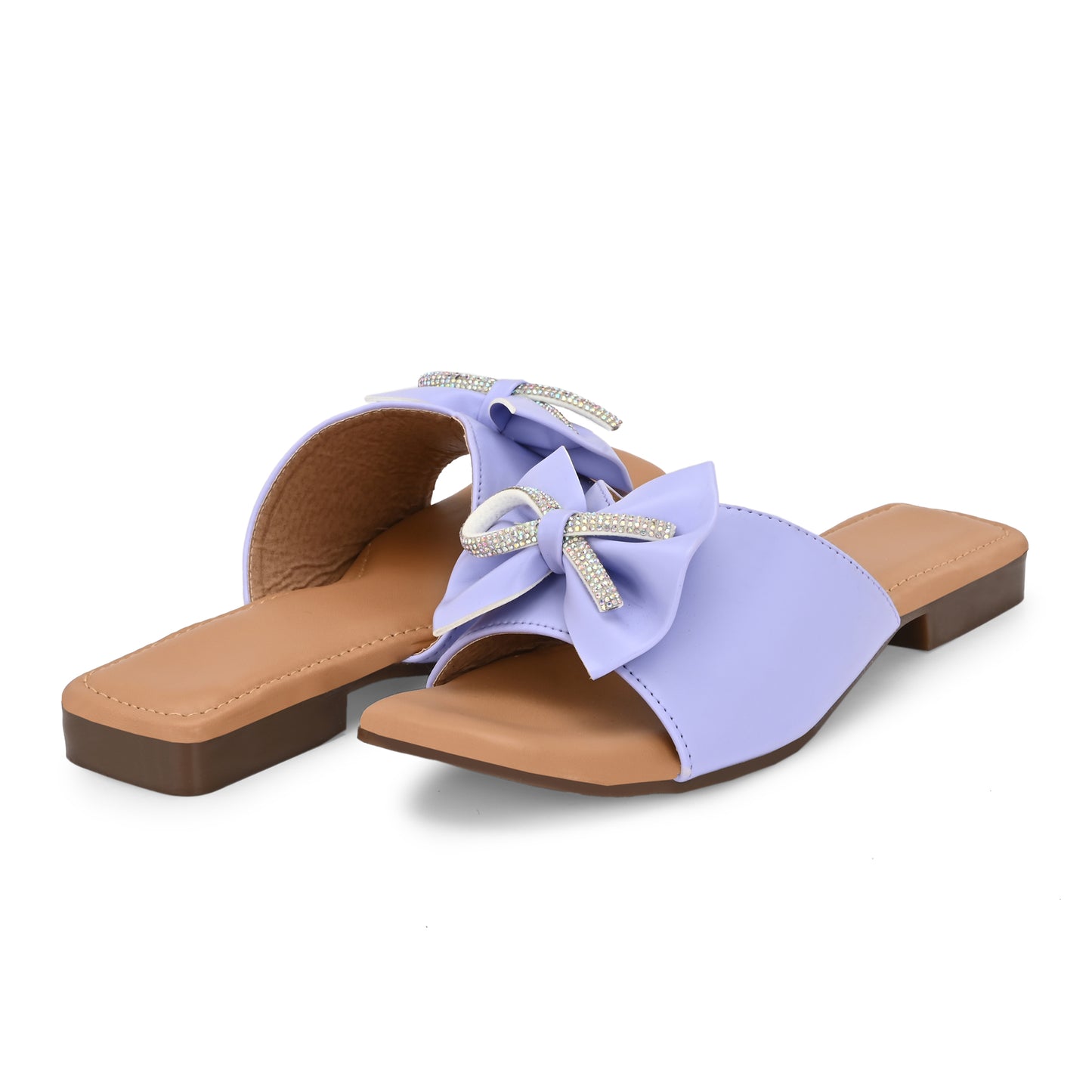 RAVIS Glam Bow Slip-On Flats