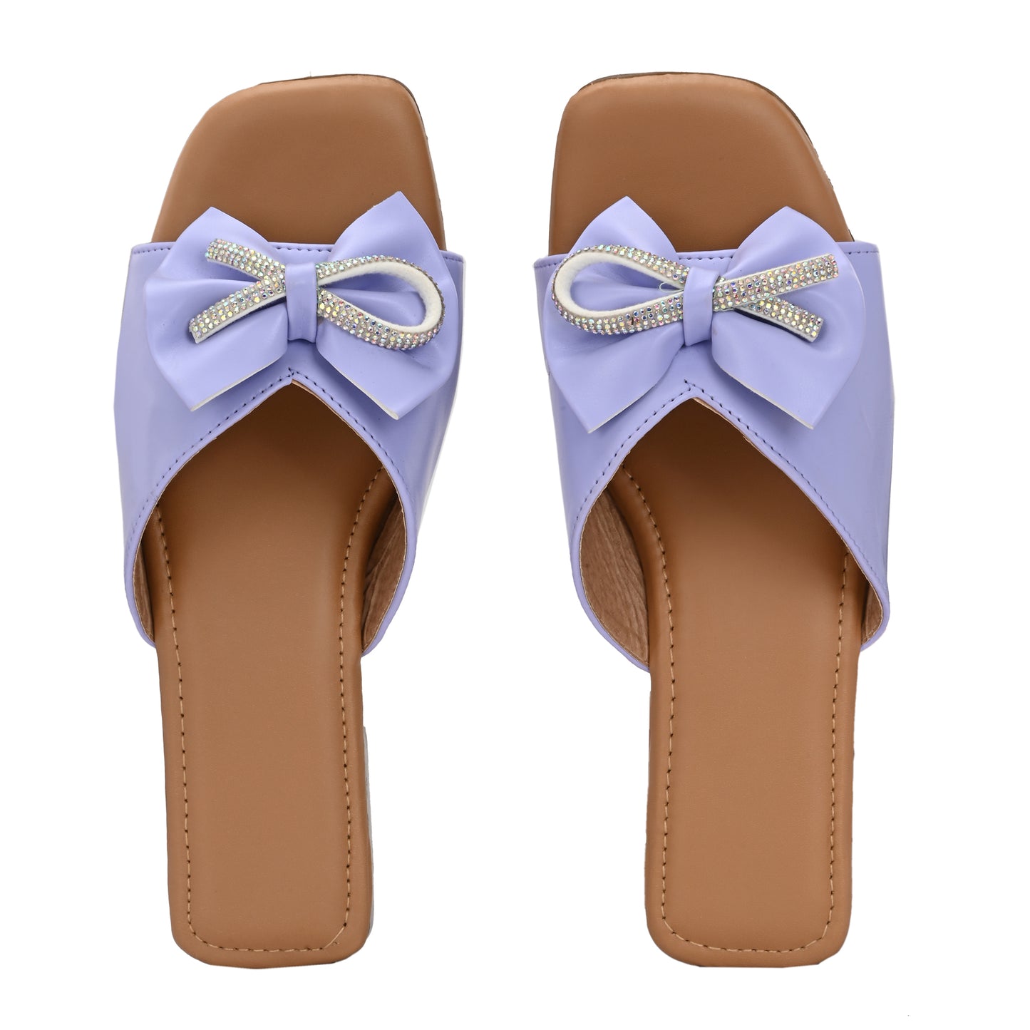 RAVIS Glam Bow Slip-On Flats