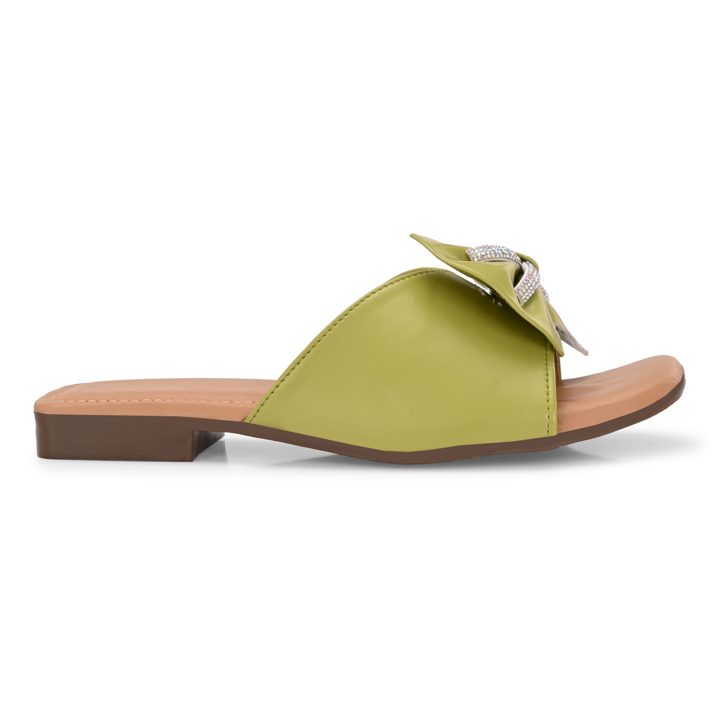 RAVIS Glam Bow Slip-On Flats