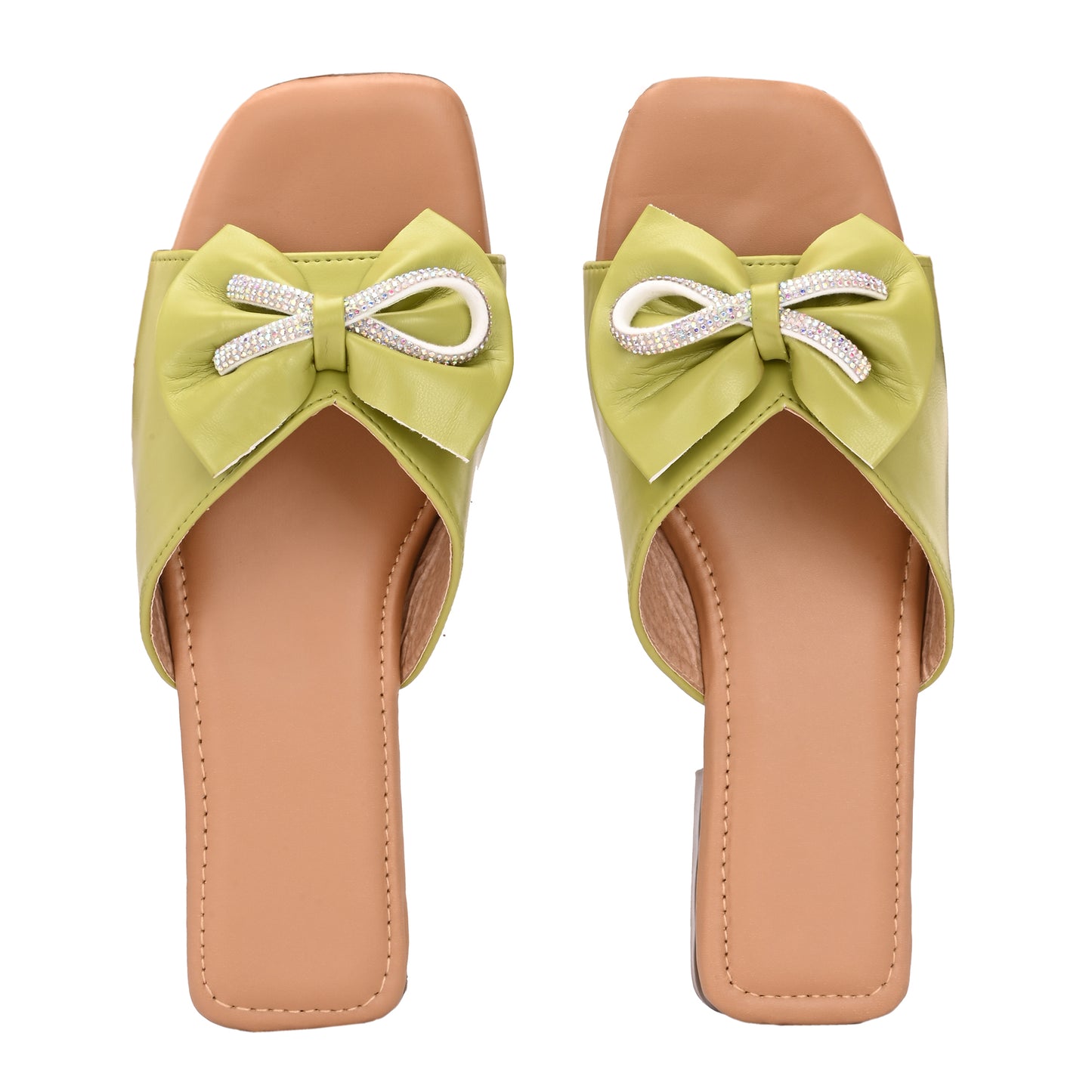 RAVIS Glam Bow Slip-On Flats