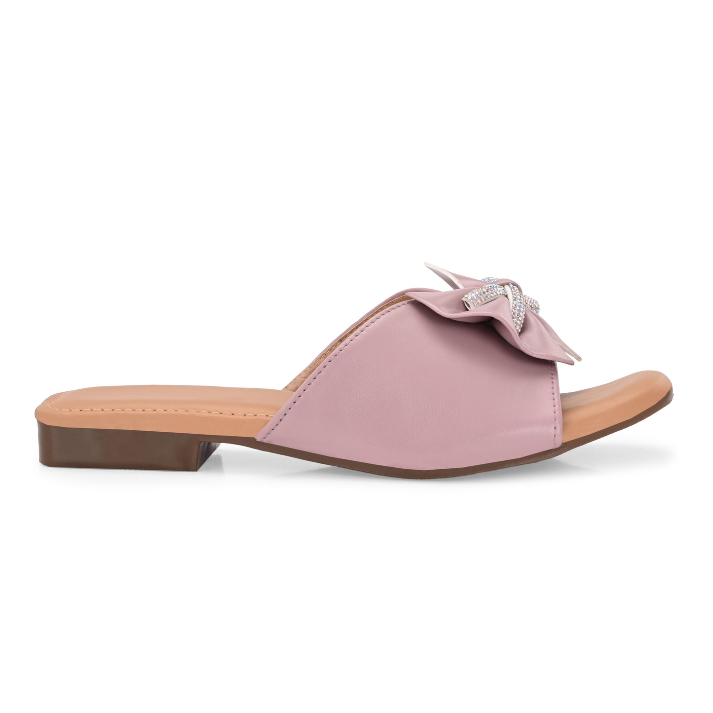 RAVIS Glam Bow Slip-On Flats