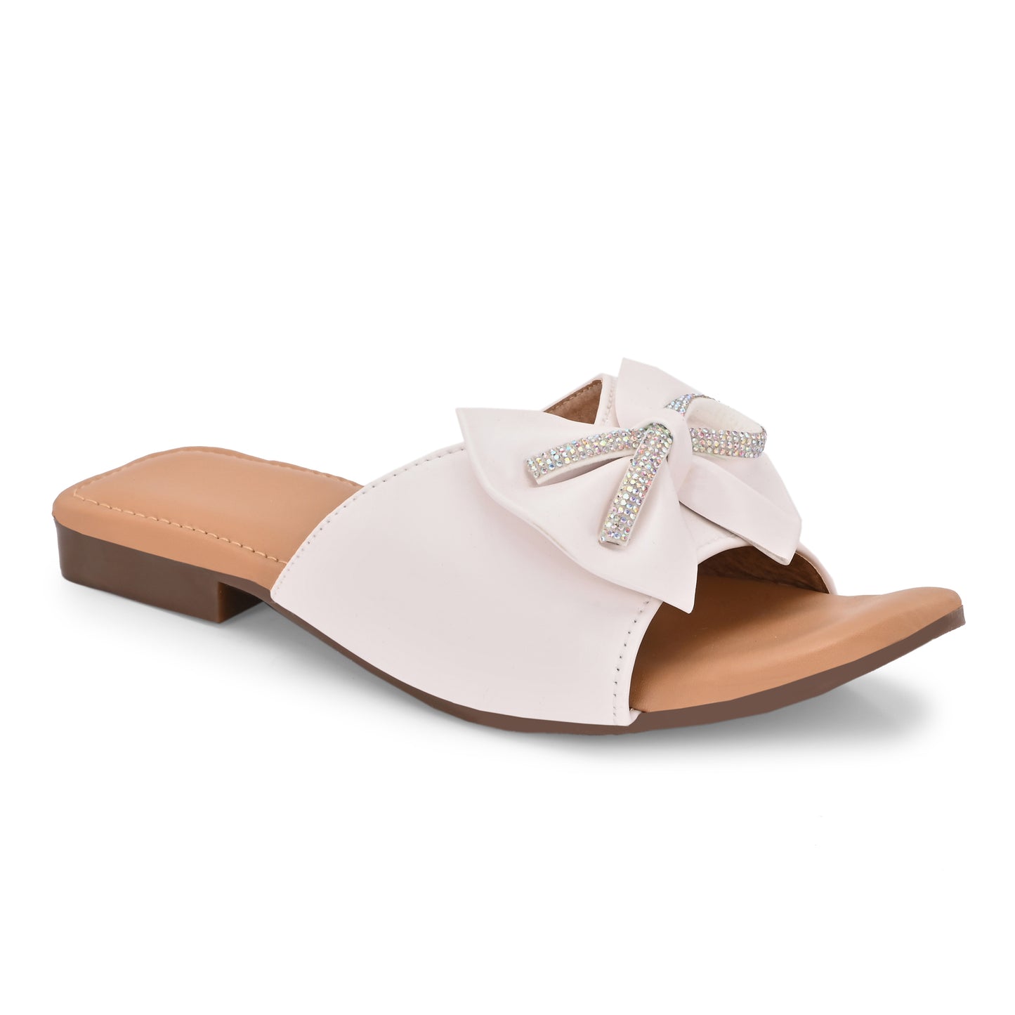 RAVIS Glam Bow Slip-On Flats