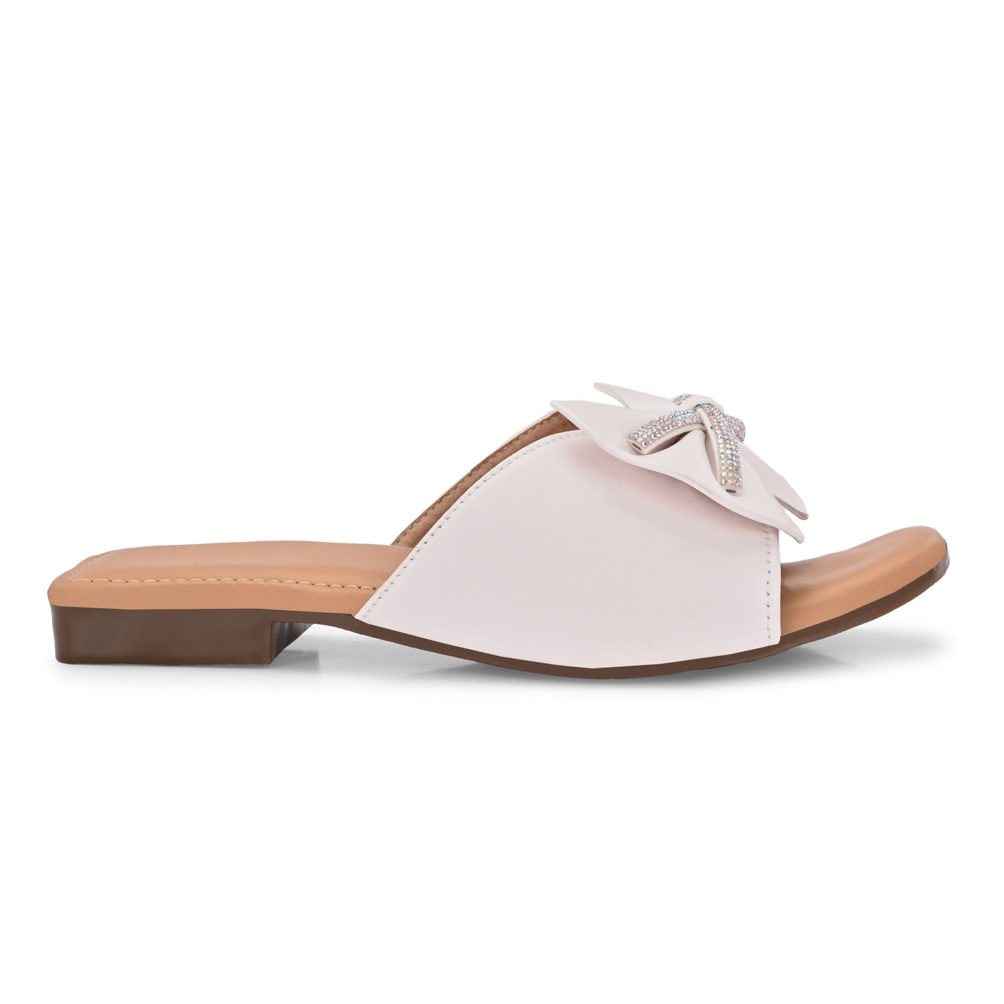 RAVIS Glam Bow Slip-On Flats