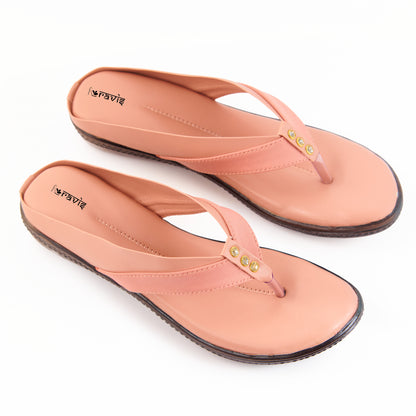 Ravis Cross-Strap Comfort Slippers – Daily Wear Toe-Ring Flats for Women