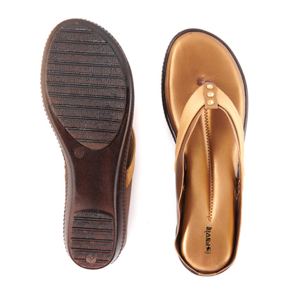 Ravis Cross-Strap Comfort Slippers – Daily Wear Toe-Ring Flats for Women
